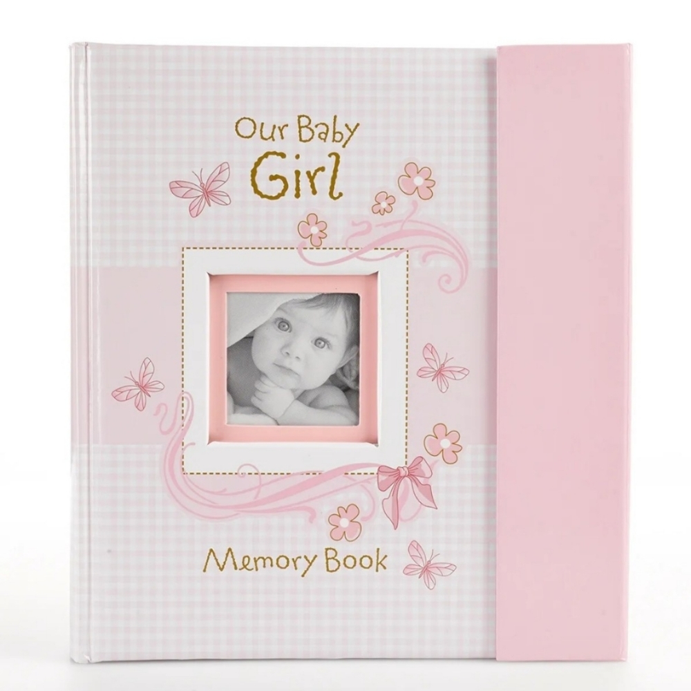 Christian Our Baby Girl Memory Book: First Year Baby Album & Gift Keepsake Album
